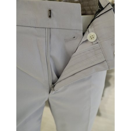 남성 폴리베이직 그레이 밴드팬츠