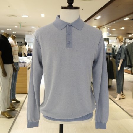 남성 가네코 변형긴팔 티에리 니트