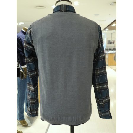 남성 프레인 브이넥 베스트