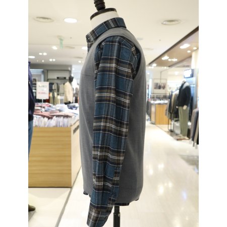 남성 프레인 브이넥 베스트