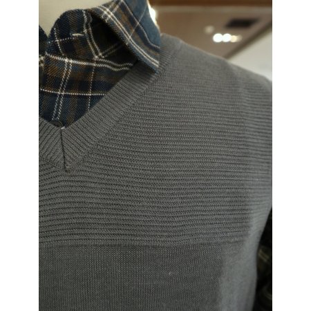 남성 프레인 브이넥 베스트