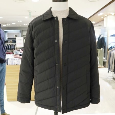 남성 튜브 트윌 덕다운사파리 경량패딩