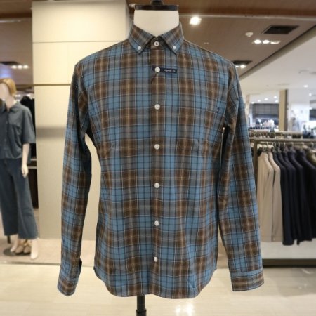 남성 세미일자 기본에리 긴팔셔츠