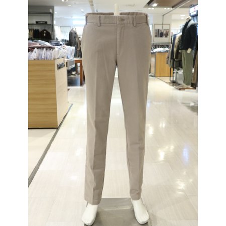 남성가먼트 베이지 면 스판팬츠