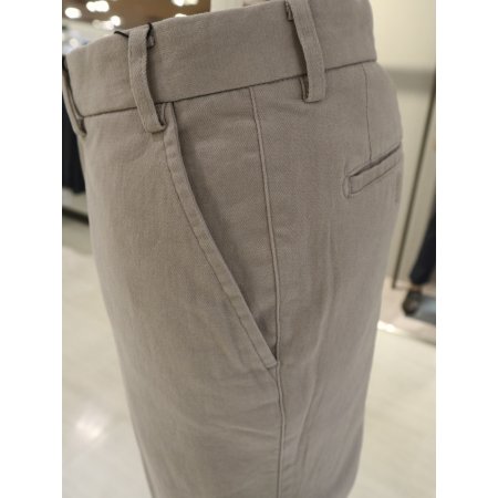 남성가먼트 베이지 면 스판팬츠