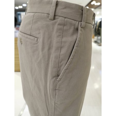 남성가먼트 베이지 면 스판팬츠