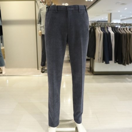 남성 코듀로이 블루 셋업 팬츠