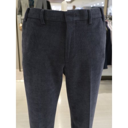 남성 코듀로이 블루 셋업 팬츠