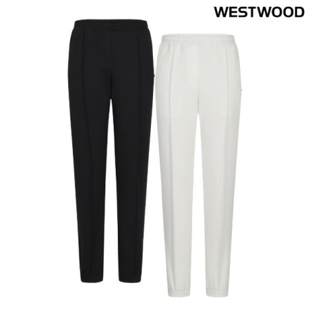 여성 간절기 베이직 이밴드 웜업 팬츠