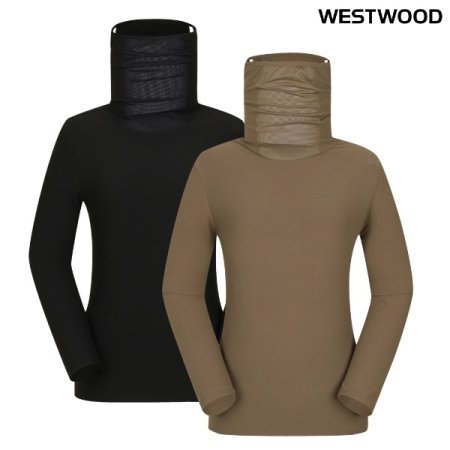 우먼 마스크형 메쉬 긴팔 집업 티셔츠