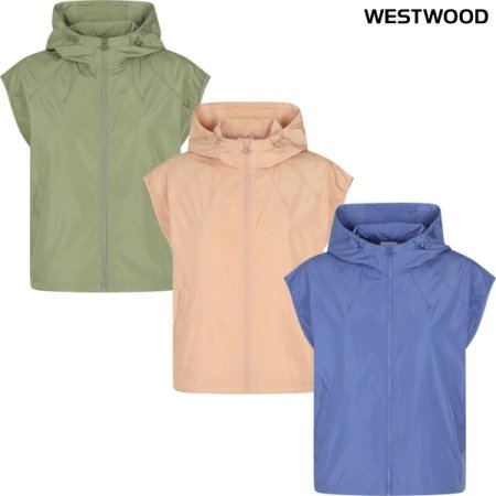 우먼 후드 메모리 베스트