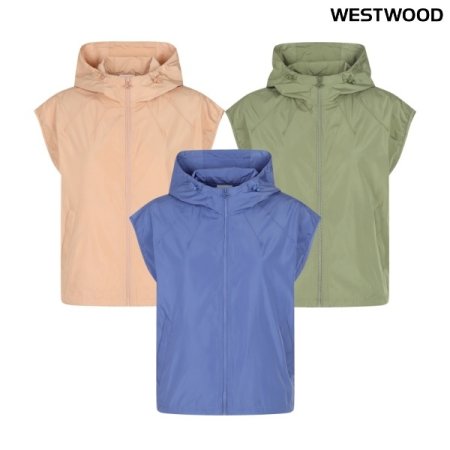 여성 간절기 후드 메모리 베스트