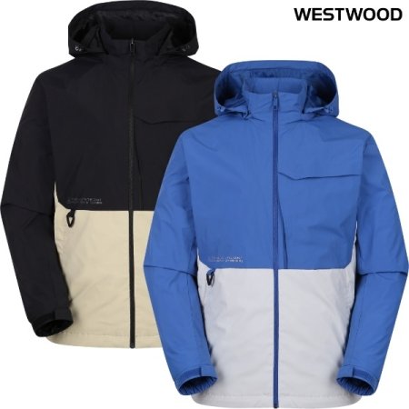 맨 배색 2L 방풍자켓