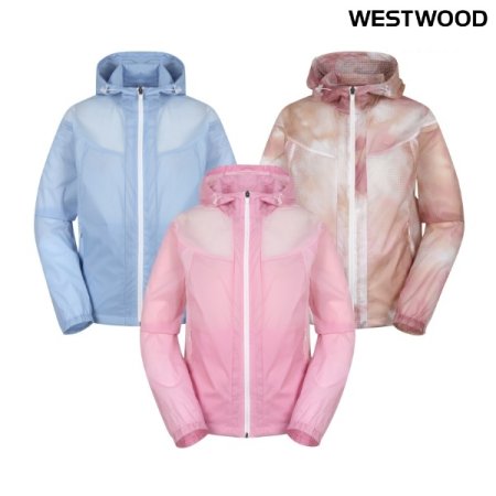 간절기 배색 여성 방풍자켓