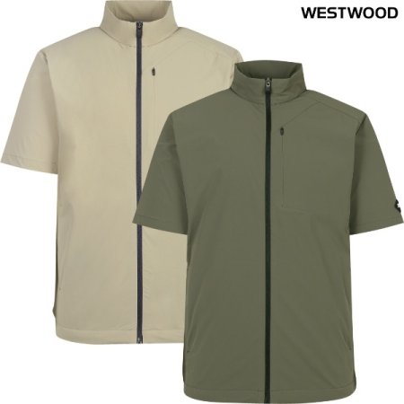 맨 반소매 방풍 자켓