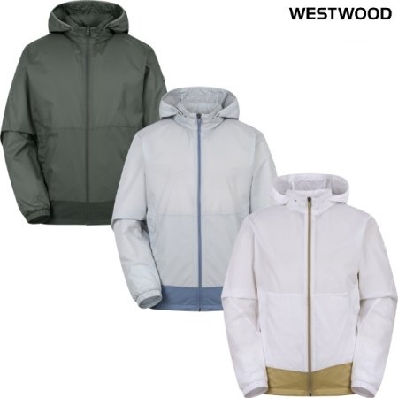 맨 배색 방풍자켓