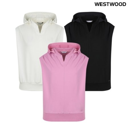 여성 간절기 후드 베스트