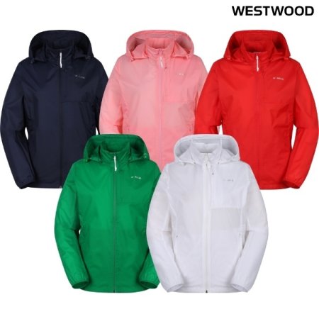 우먼 베이직 타공 방풍자켓