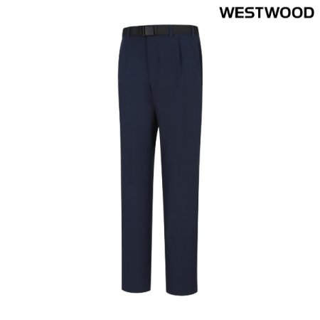 맨 뱀부 이중지 원턱팬츠