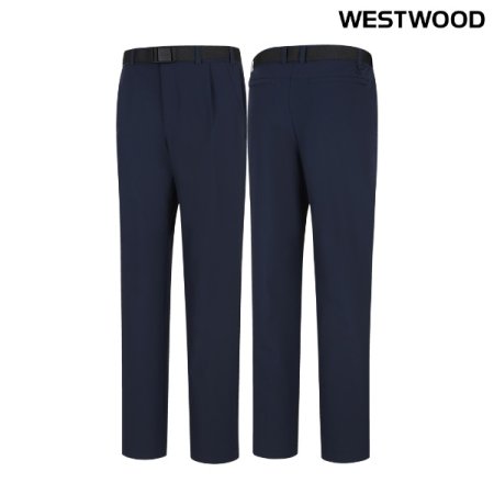 간절기 남성 뱀부 이중지 원턱팬츠