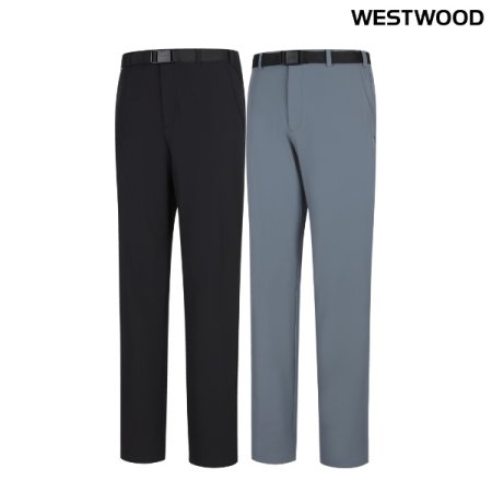 맨 이중지 노턱 팬츠