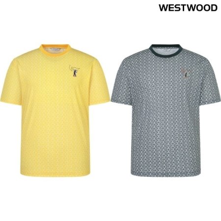 남성 간절기 프린트 로고 메쉬 티셔츠