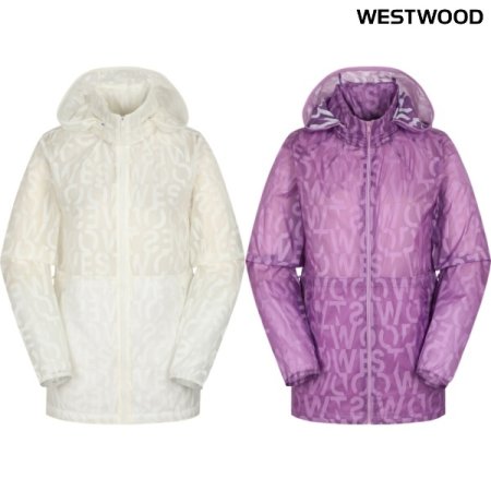 SS 중힙 프린트 여성 방풍자켓