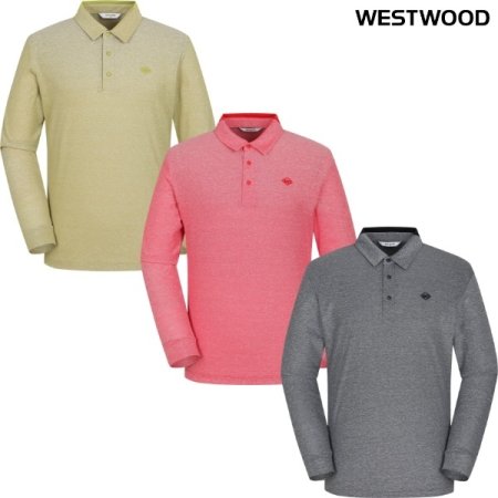 맨 린넨 긴팔 폴로티