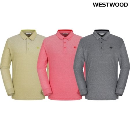 간절기 린넨 긴팔 남성 폴로티