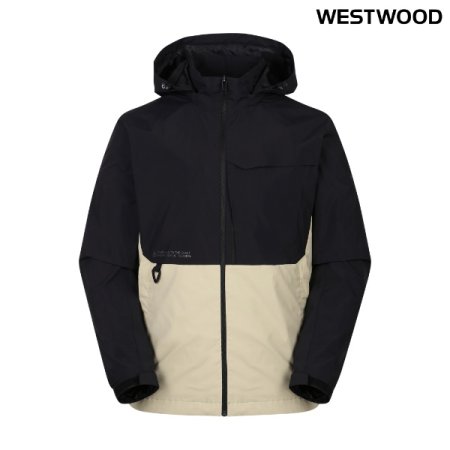 남성 배색 2L 방풍자켓 BK