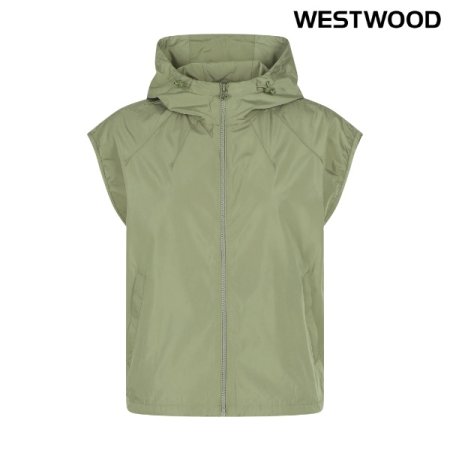 여성 후드 베스트 KH