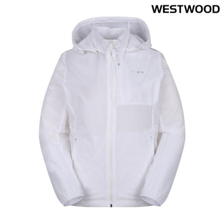 우먼 베이직 타공 방풍자켓 WH