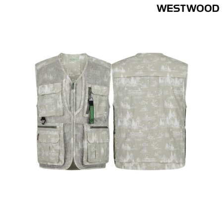 네오 프린트 남성 메쉬 베스트 1H