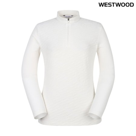 물결 자카드 여성 집업 티 IV