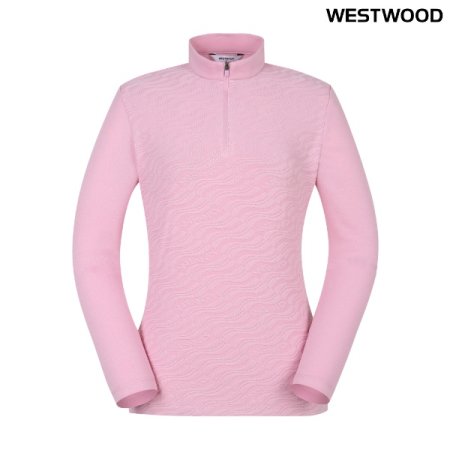 물결 자카드 여성 집업 티 RS