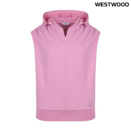 후드형 여성 조끼 PI