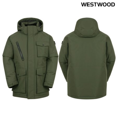 역시즌 맨 야상 헤비 다운 자켓 KH