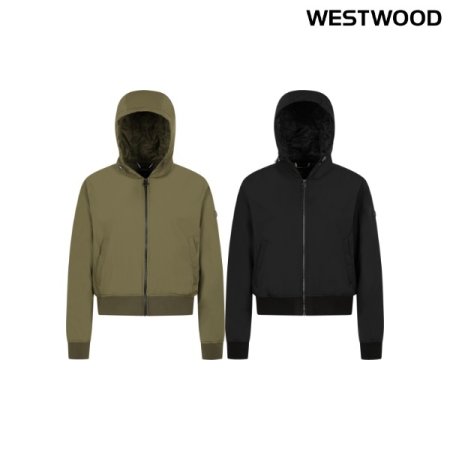 웨스트우드 크롭 후드 여성 간절기 방풍 자켓