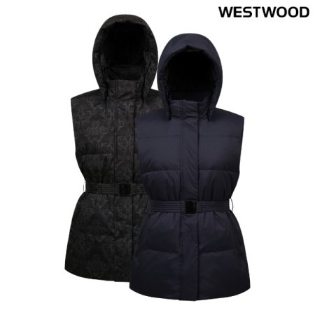 우먼 중힙 다운 베스트