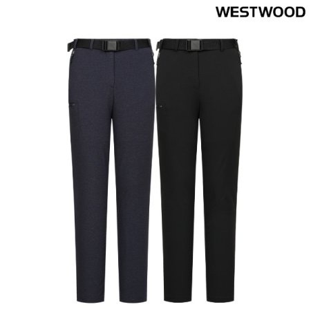 간절기 절개 포켓 여성 팬츠