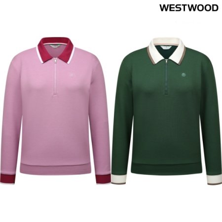 간절기 세미 크롭 집업 여성 티셔츠