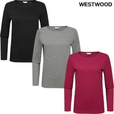 우먼 에센셜 라운드 티셔츠