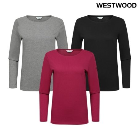 간절기 에센셜 여성 라운드 티셔츠