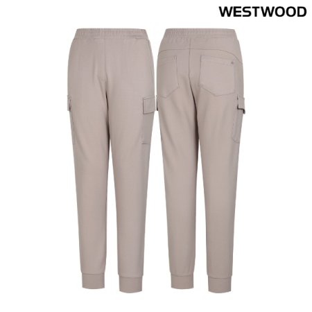 우먼 니트 조거 밴드팬츠