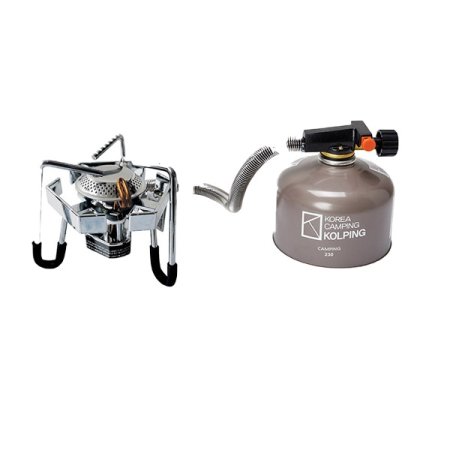 캠핑 압전자동점화 호스버너칸