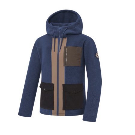 네틸 남성 에코 부클 후드플리스