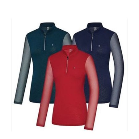 조이너 여성 하이쿨 원단 집업 티셔츠