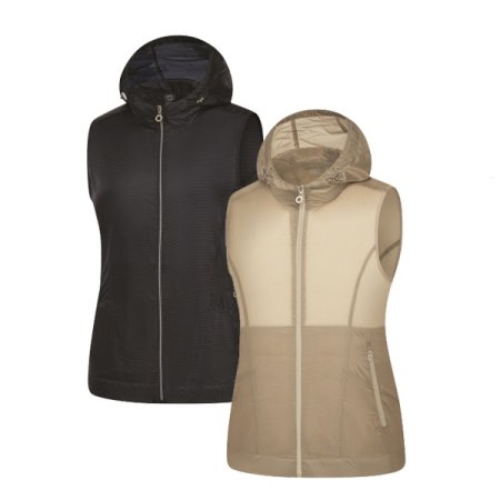 네루나 여성 펀칭원단 봄 조끼