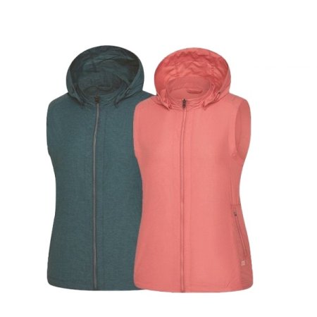 브론 여성 멜란지 경량 베스트