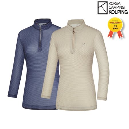 라시틴 여성 여름 7부 집업티